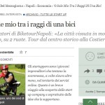 'O Sole mio tra i raggi di una bici